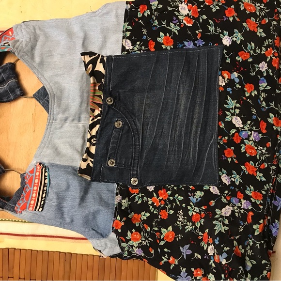 Handmade hobo denim bag - Picture 4 of 4